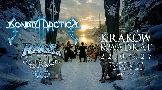 Sonata Arctica, Rage - koncert Kraków, kwiecień 2027