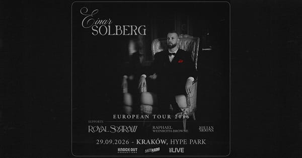 Einar Solberg, Royal Sorrow, Raphael Winroth-Browne, Jovian Moons - koncert Kraków, wrzesień 2026