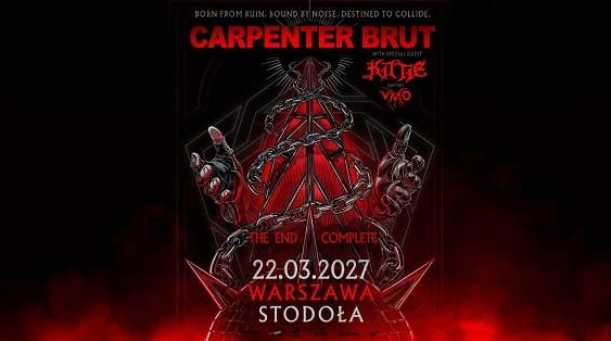 Carpenter Brut, Kittie, Violent Music Orchestra - koncert Warszawa, marzec 2027