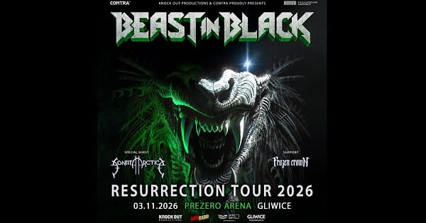 Beast In Black, Sonata Arctica, Frozen Crown - koncert Gliwice, październik 2026