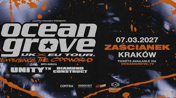 Ocean Grove, UnityTX, Diamond Construct - koncert Kraków, marzec 2027