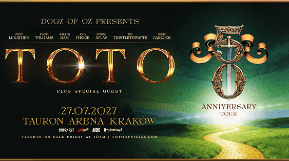 Toto - koncert kraków, lipiec 2027