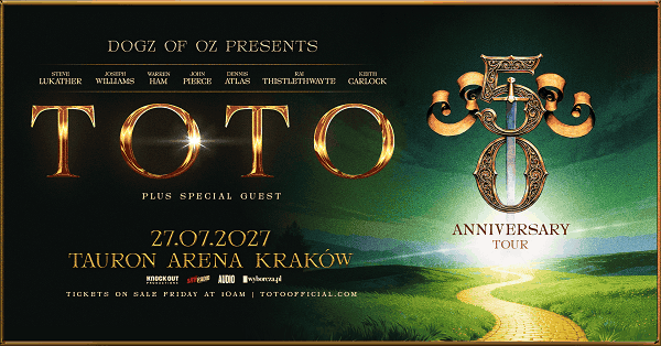 Toto - koncert kraków, lipiec 2027